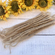 Load image into Gallery viewer, warm blonde, human hair dreadlock extensions for permanent install