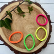 Load image into Gallery viewer, neon pink, yellow, orange and green hair ties