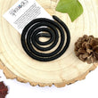 Load image into Gallery viewer, Black Spiralock Felt Dread Tie