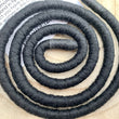 Load image into Gallery viewer, Black Spiralock Felt Dread Tie