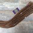 Load image into Gallery viewer, Brown Human Hair Dreadlock Extensions - made to order