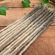 Load image into Gallery viewer, Ashy blonde to light blonde human hair dread extensions