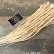 Load image into Gallery viewer, Bleach Blonde Human Hair Dreadlock Extensions - made to order