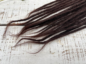 whispy ends on double ended dreadlock extensions