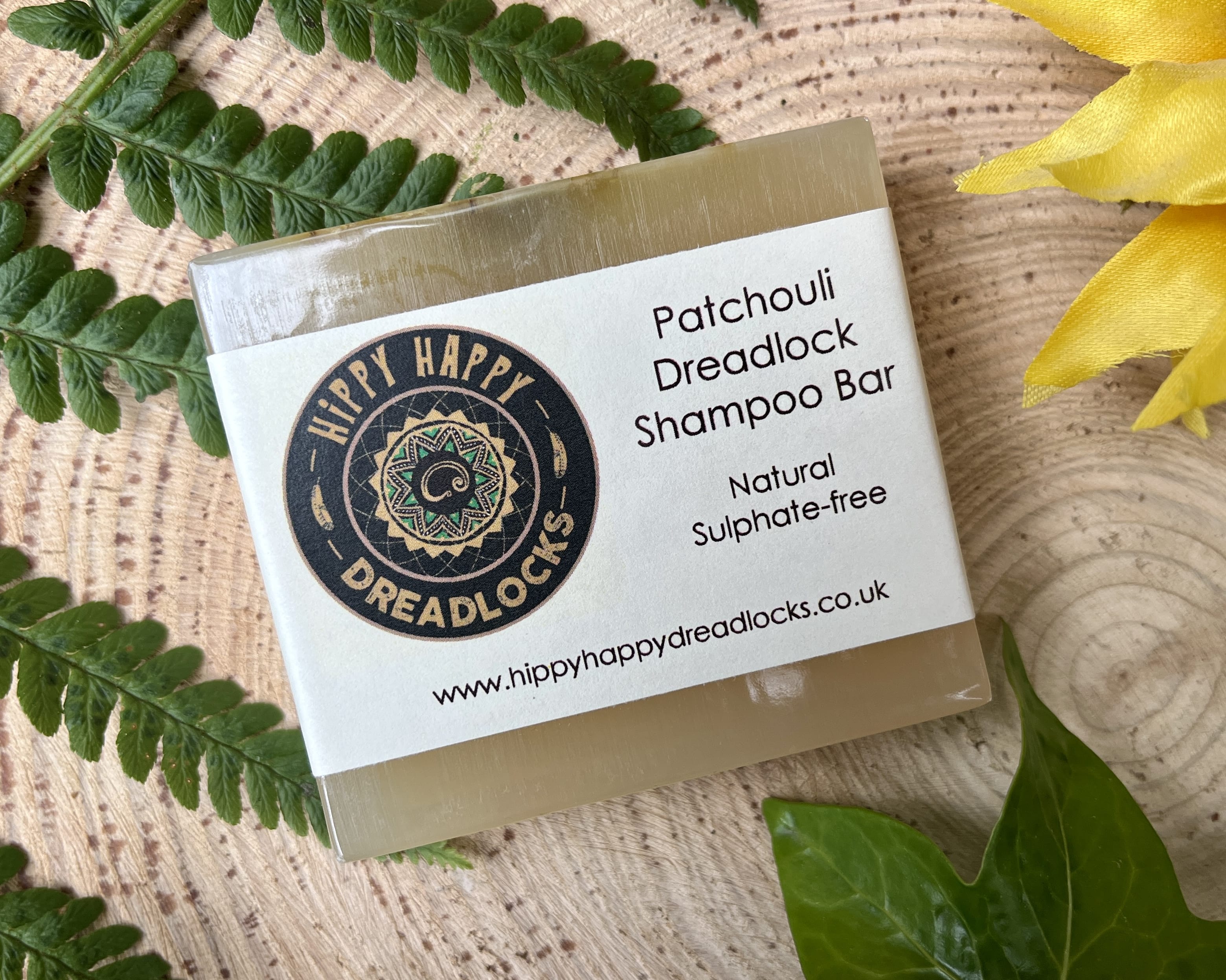 Patchouli Dreadlock Shampoo Bar For Dandruff and Itchy Scalp Hippy